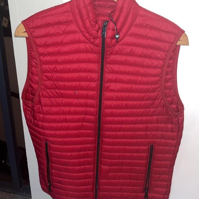 Armani Men's Gilet - Red - S on Productcaster.