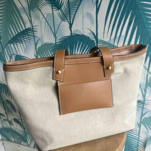 M&S Collection Women's Beach bags - Tan/Cream on Productcaster.