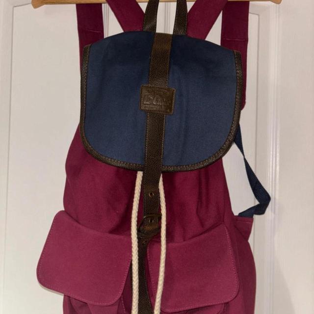 Preloved Men's Backpacks - Burgundy on Productcaster.