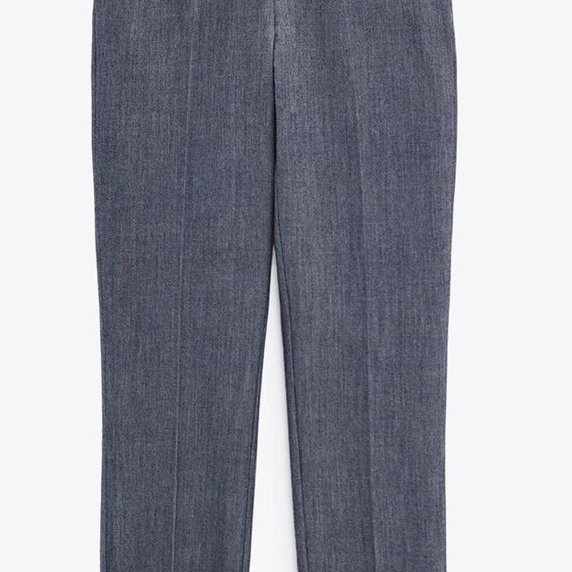 Zara Women's Trousers - Blue - UK 18 on Productcaster.