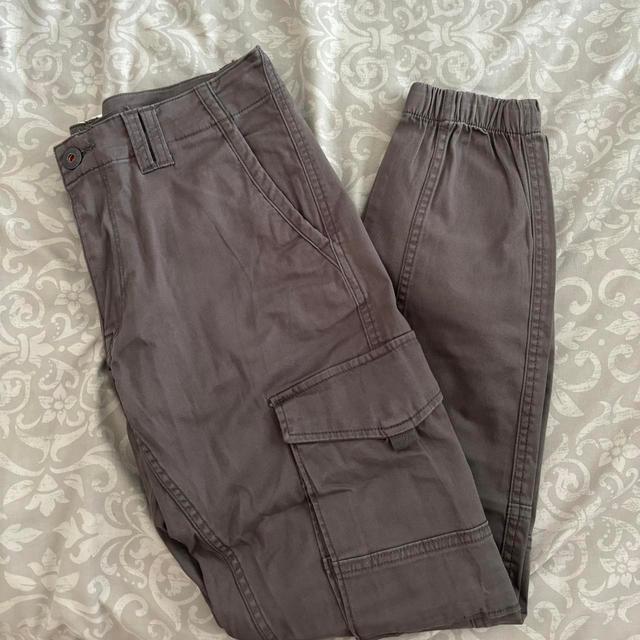 Men's Cargo Trousers - Grey - 30" on Productcaster.