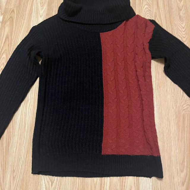 Select Fashion Women's Jumper - Red/Black - M on Productcaster.