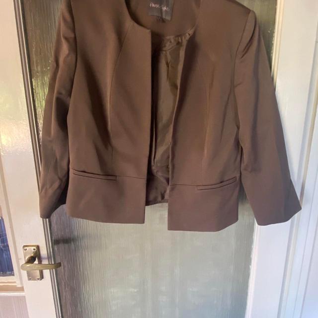 Phase Eight Women's Blazer Jacket - Brown - UK 12 on Productcaster.