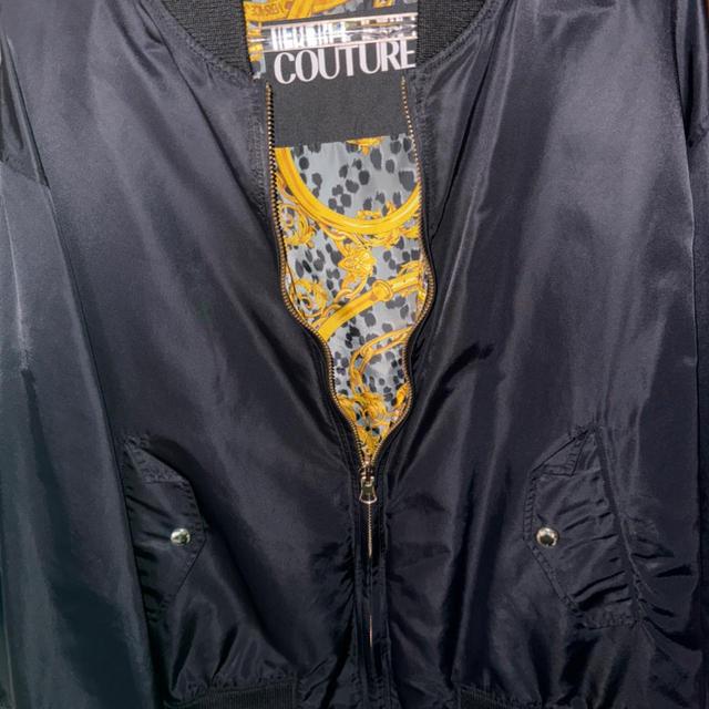 Versace Jeans Couture Men's Jacket - Black/Grey - L on Productcaster.