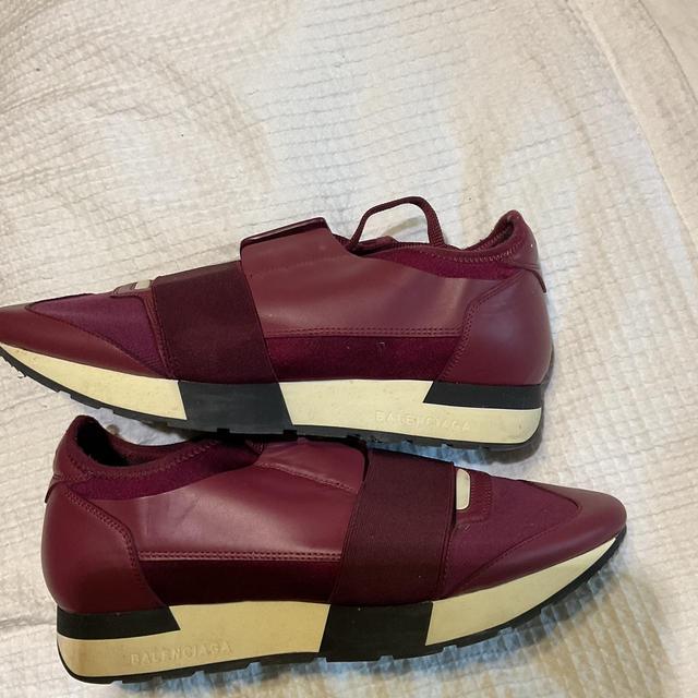 Balenciaga Women's Trainers - Burgundy - UK 5 on Productcaster.