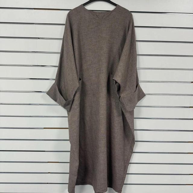 Women's Dress - Brown/Grey - One size on Productcaster.