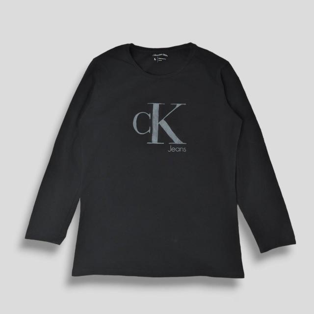 Calvin Klein Jeans Men's T-shirt - Black - L on Productcaster.