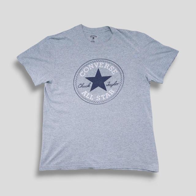 Converse Men's T-shirt - Grey - L on Productcaster.