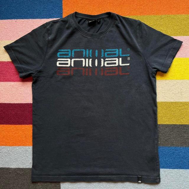 Animal Men's T-shirt - Navy/Multi - S on Productcaster.