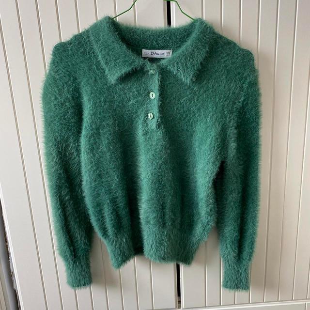 Zara Women's Jumper - Green - M on Productcaster.