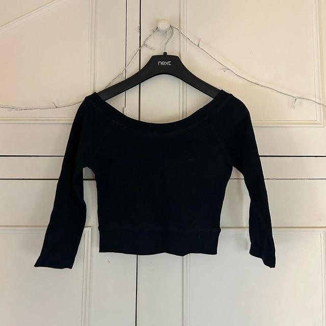 Brandy Melville Women's Crop top - Black - One size on Productcaster.