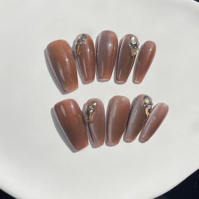 Nail polish - Brown/Multi on Productcaster.