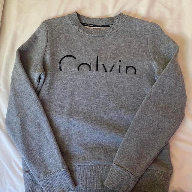 Calvin Klein Women's Sweatshirt - Grey - XS on Productcaster.