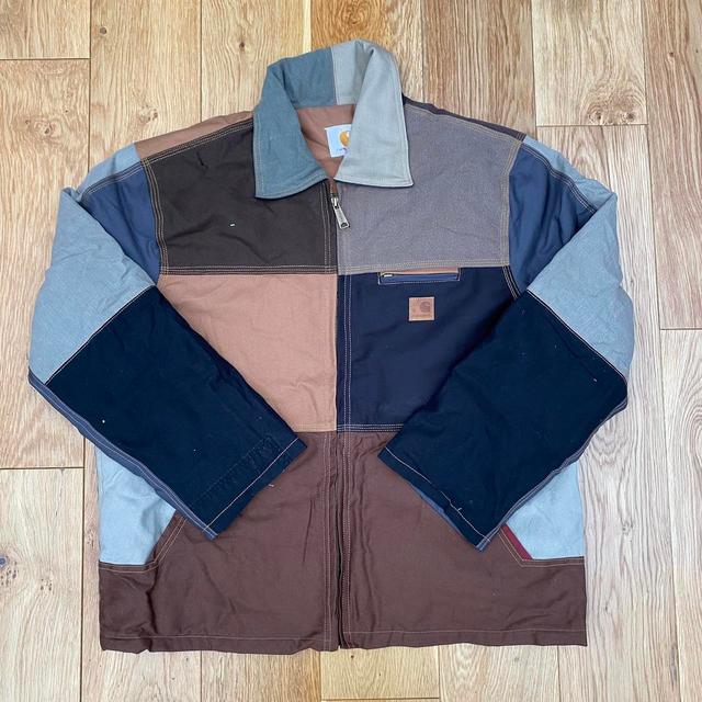 Carhartt Men's Jacket - Multi/Tan - L on Productcaster.