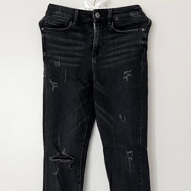 Guess Women's Distressed Jeans - Black - One size on Productcaster.