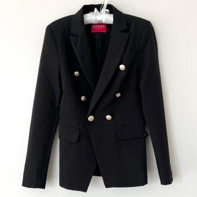 Guess Women's Blazer Jacket - Black - One size on Productcaster.