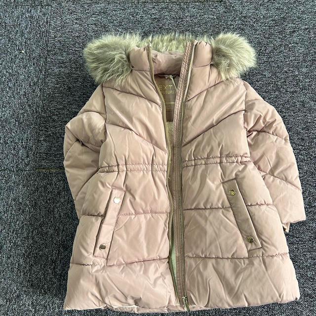 Next Kids' Parka - Pink/Tan - 6 years on Productcaster.