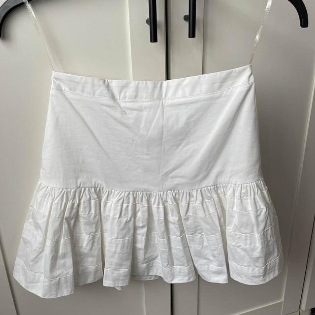 Glamorous Women's Cotton Skirt - White - UK 8 on Productcaster.