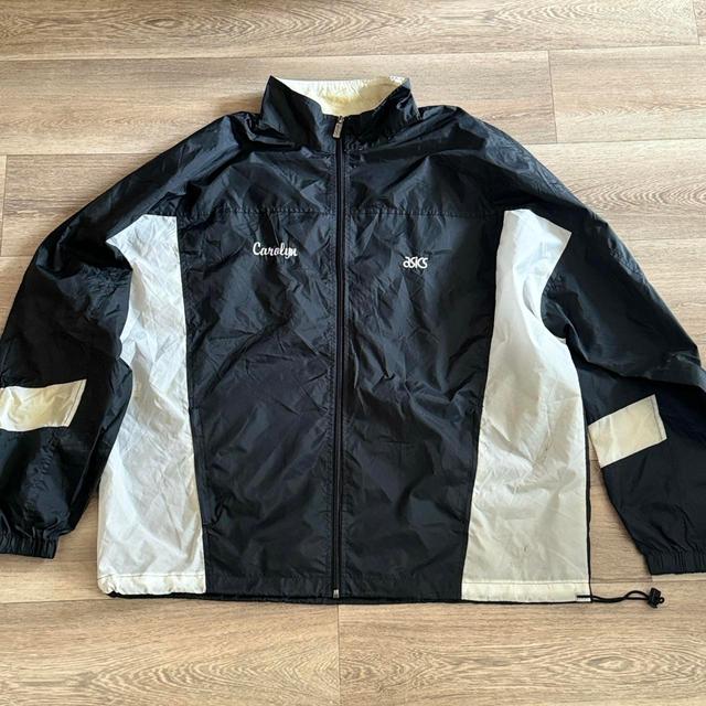 ASICS Men's Jacket - Black/White - XXL on Productcaster.