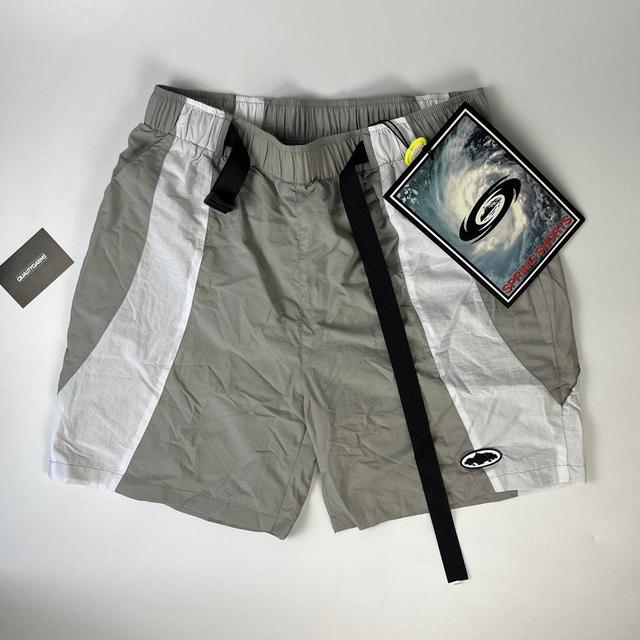 Corteiz Men's Shorts - Grey/White - XS on Productcaster.