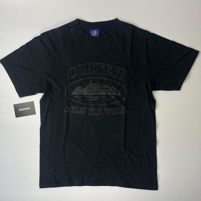 Corteiz Men's T-shirt - Black - S on Productcaster.