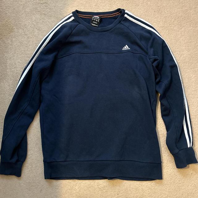 Adidas Men's Jumper - Navy - L on Productcaster.