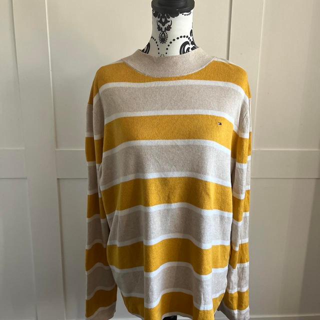 Tommy Hilfiger Women's Jumper - Yellow/Multi - XXL on Productcaster.