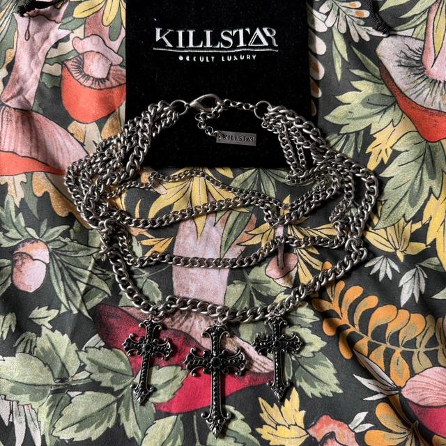 Killstar Women's Necklace - Black/Silver on Productcaster.