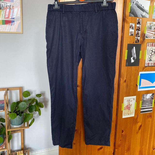 Mango Men's Chino Trousers - Navy/Blue - 32" on Productcaster.