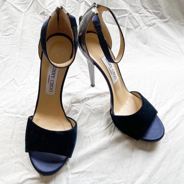 Jimmy Choo Women's Courts - Navy/Grey - UK 5.5 on Productcaster.