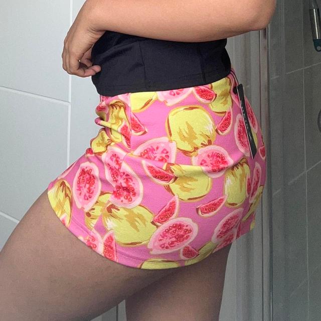 Custom Women's Mini Skirt - Multi/Pink - UK 8 on Productcaster.