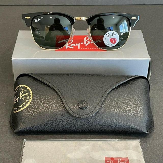 Ray-Ban Women's Casual Sunglasses - Black/Gold on Productcaster.