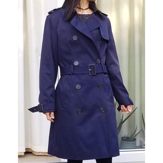 M&S Collection Women's Trench - Navy/Blue - UK 10 on Productcaster.