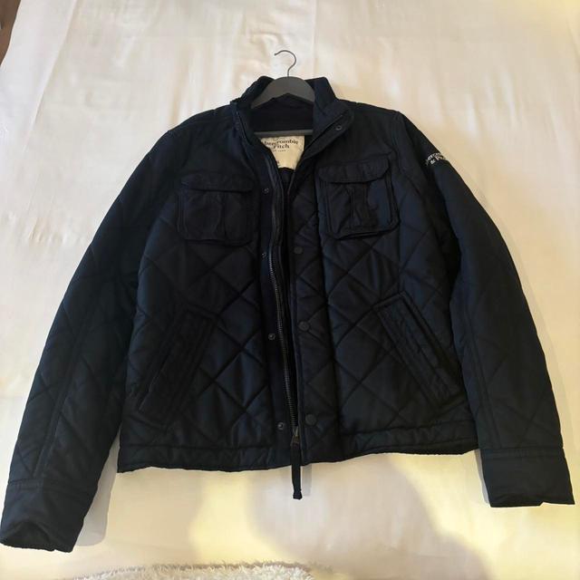 Abercrombie & Fitch Men's Jacket - Black/Navy - XL on Productcaster.