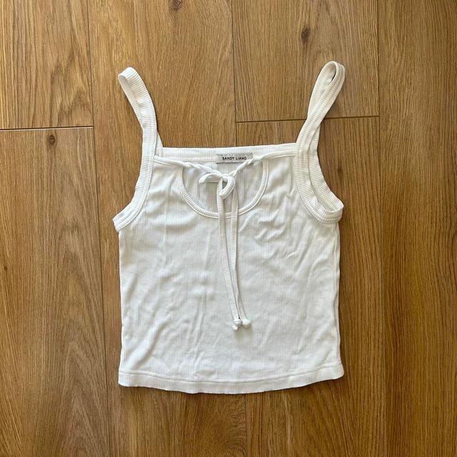 Sandy Liang Women's Vest - White - XS on Productcaster.