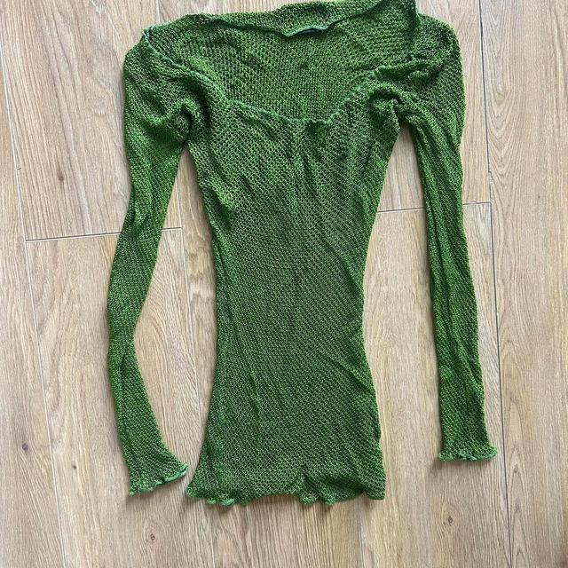 Jean-Paul Gaultier Women's Shirt - Green - S on Productcaster.