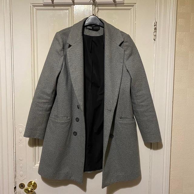 Zara Women's Overcoat - Grey - UK 8 on Productcaster.