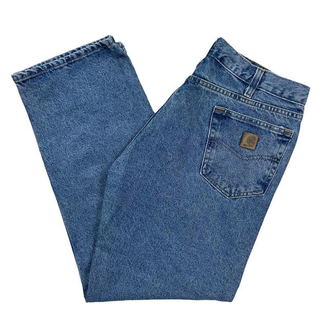 Carhartt Men's Jeans - Blue/Navy - 38" on Productcaster.