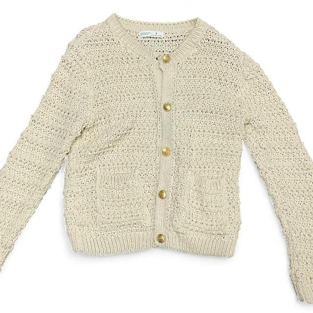 Primark Women's Cardigan - Cream/White - S on Productcaster.