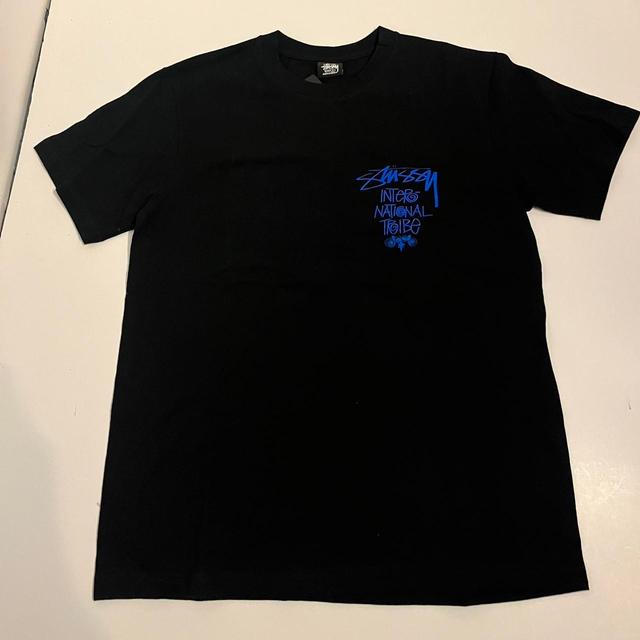 Stüssy Men's T-shirt - Black - S on Productcaster.