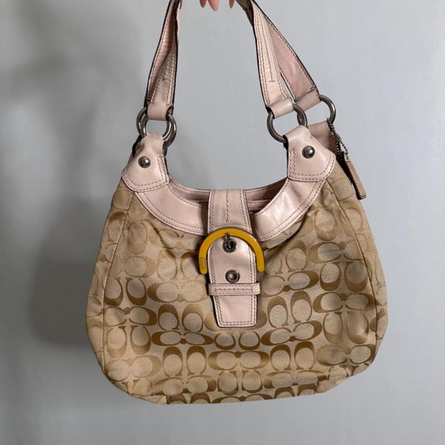 Coach Women's Bag - Cream/Tan on Productcaster.