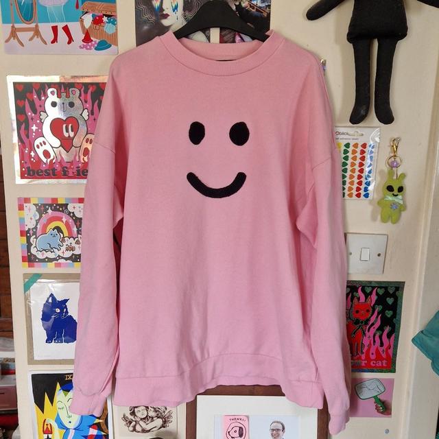 Lazy Oaf Women's Jumper - Pink - M on Productcaster.