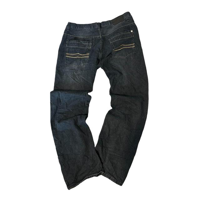 Loose Threads Men's Embroidered Jeans - Blue/Navy - 38" on Productcaster.