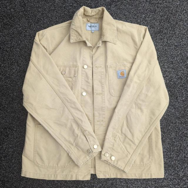 Carhartt WIP Men's Coat - Tan/Cream - M on Productcaster.