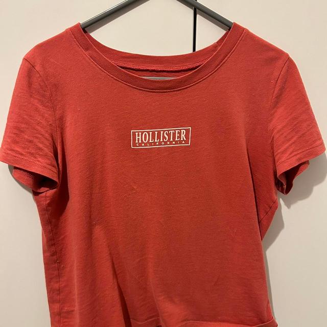 Hollister Co. Women's T-shirt - Pink - 6 on Productcaster.