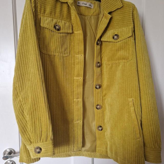 Women's Corduroy Jacket - Khaki/Gold - M on Productcaster.