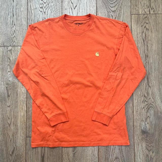 Carhartt WIP Men's T-shirt - Orange - M on Productcaster.