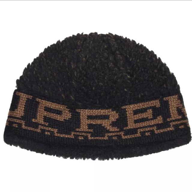 Supreme Men's Beanies - Black/Brown on Productcaster.