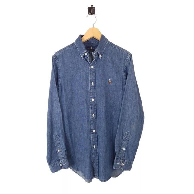 Ralph Lauren Men's Shirt - Blue - S on Productcaster.