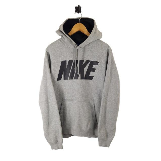 Nike Men's Hoodie - Grey - M on Productcaster.